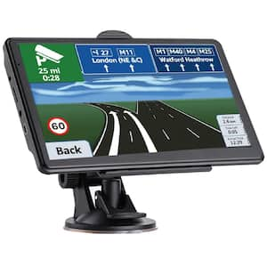 GPS Navigation for Car 2024 Map 7 in. Touch Screen GPS Voice Turn Direction Guidance Support Speed and Red Light Warning