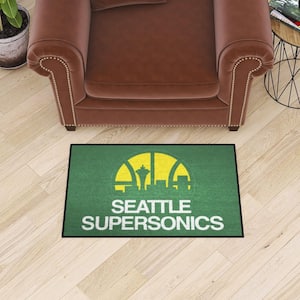 NBA Retro Seattle Supersonics Green 2 ft. x 3 ft. Starter Mat Area Rug