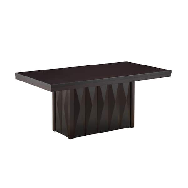 Signature Home Finish Cappuccino Material Wood Rectangular Dining Table Dimensions: 71 in. W x 39 in. L x 30 in. H