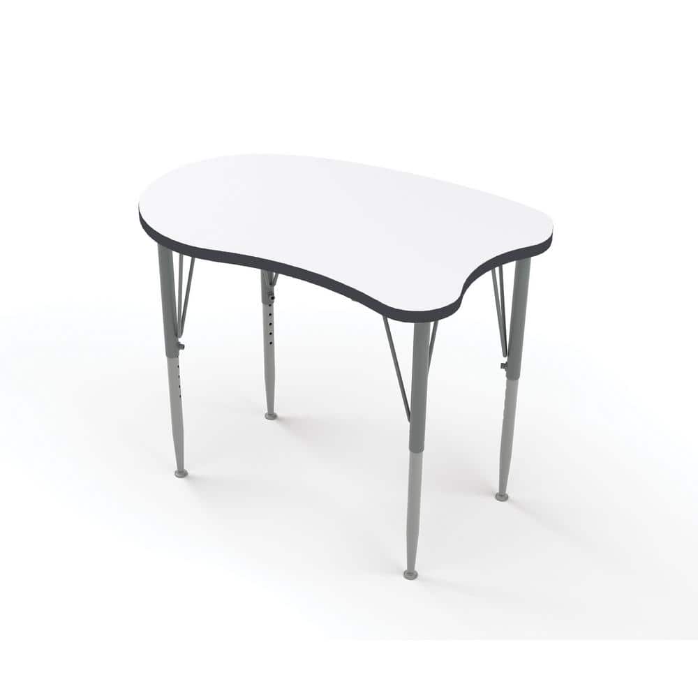Versa Curve Desk Laminate Height Adjustable Kids Table Classroom Desk (Midn