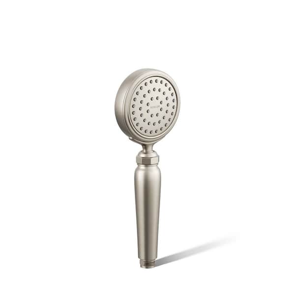 KOHLER Artifacts 1-Spray Wall Mount Handheld Shower Head with 2.5 GPM in Vibrant Brushed Nickel