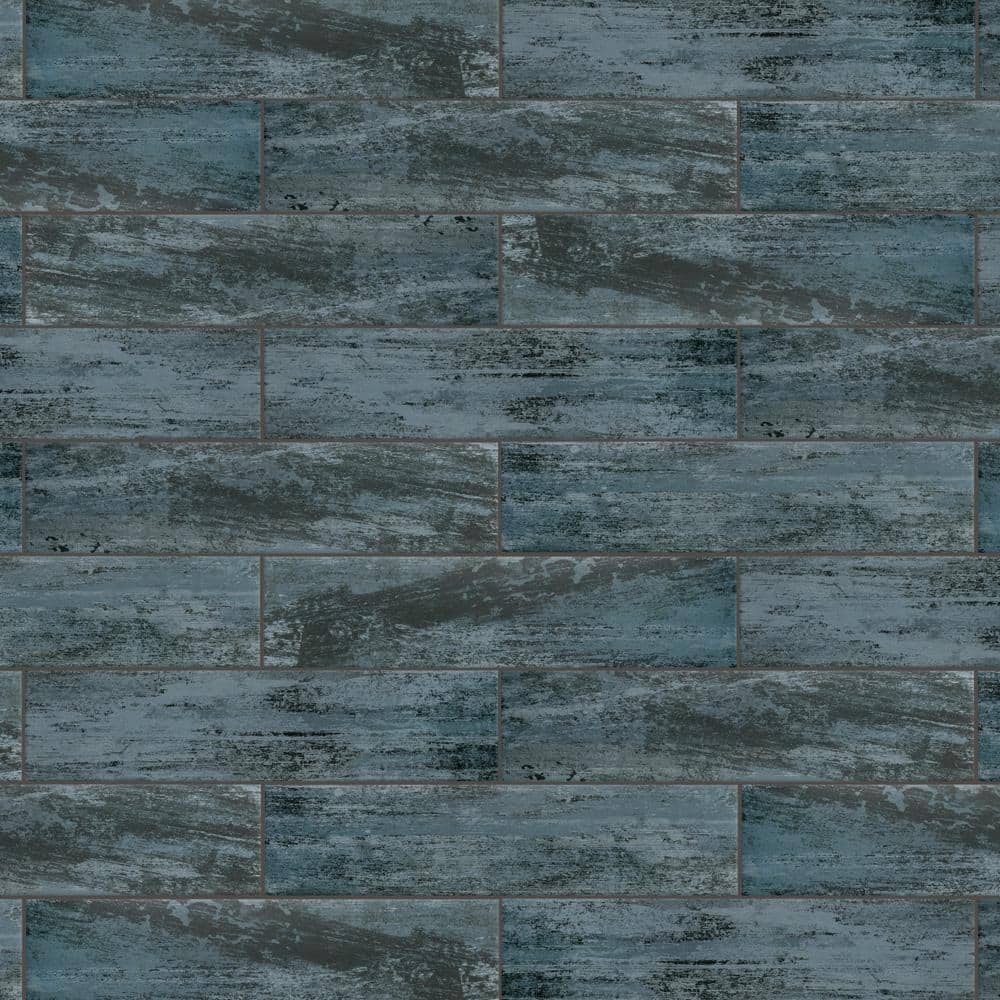 Cassis Black 8-1/2 in. x 35-1/2 in. Porcelain Floor and Wall Tile (12.78 sq. ft./Case) price history on PriceWatchPro
