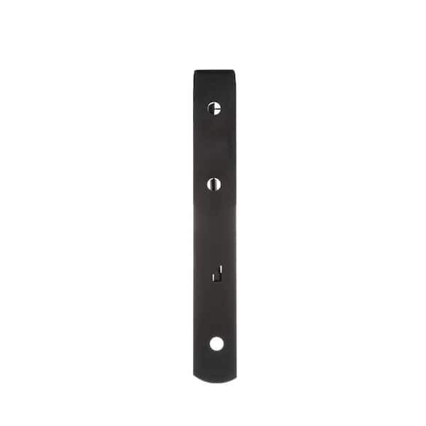 Count of 8 Metal Shelf Bracket for Wire Grid in Black 12 Inch 