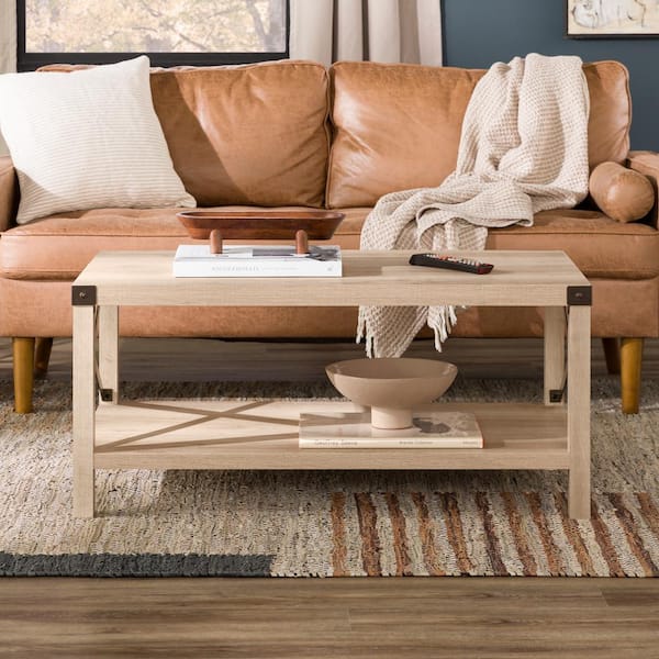 Urban industrial coffee table discount