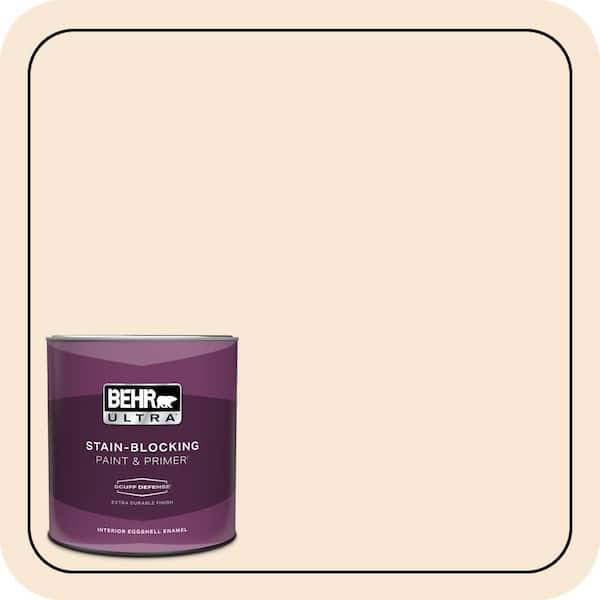 BEHR ULTRA 1 qt. #PPU4-09 Cafe Cream Extra Durable Eggshell Enamel Interior Paint & Primer