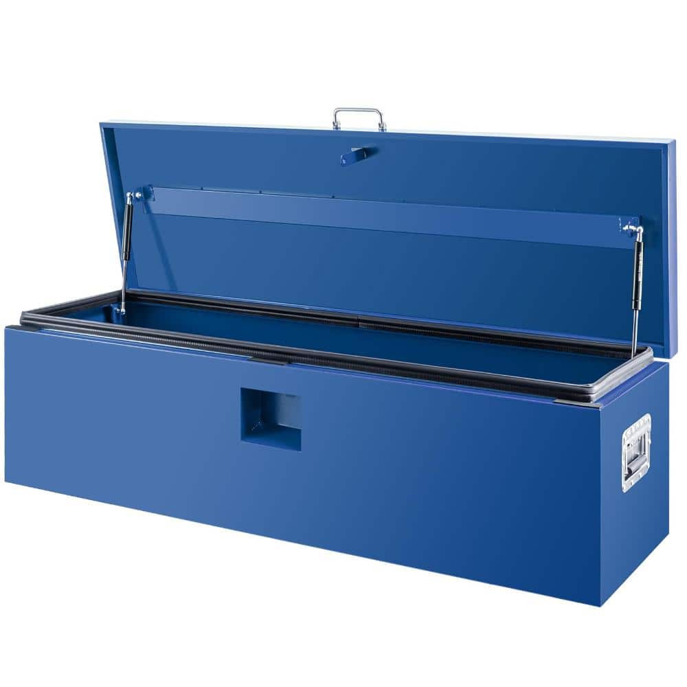 Blue Steel Truck Bed Tool Box Dual Lids 30 x 16 x 14 inches Storage for Truck RV Trailer price history on PriceWatchPro
