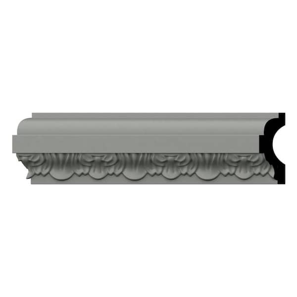 Ekena Millwork 2.375 in. D x 2.375 in. W x 96 in. L Primed Polyurethane Panel Moulding