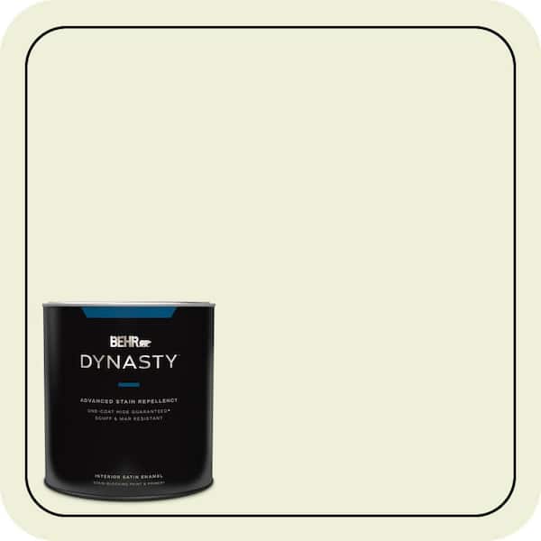 BEHR DYNASTY 1 qt. #P360-1 Budding Leaf Satin Enamel Interior Stain-Blocking Paint and Primer