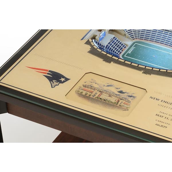 Rawlings 03391076111 NFL Endzone Table New England Patriots