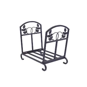 21.46 in. W x 12.20 in. D x 17.52 in. H Folding Collapsible Firewood Rack