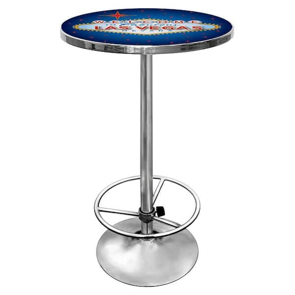 Trademark Las Vegas Chrome Pub/Bar Table