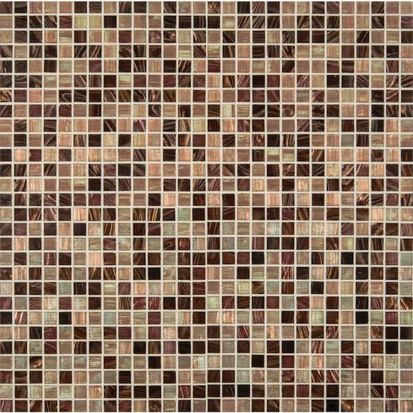 Treasure Trail Treasure Trail 12 in. x 12 in. Glass Mesh-Mounted Mosaic Wall Tile (20 sq. ft./Case)