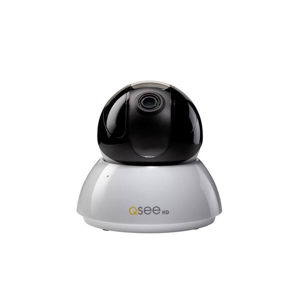 Q-SEE Wi-Fi 4MP IP Motorized Pan Tilt Wired Standard Surveillance Camera with 16GB SD Card and Night Vision