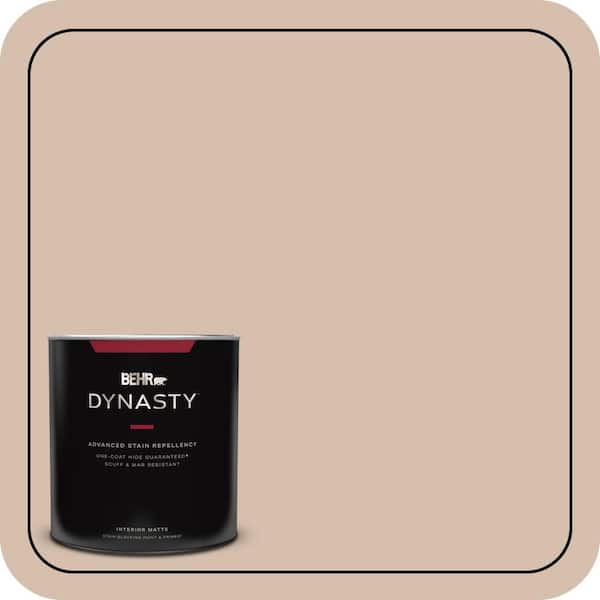 BEHR DYNASTY 1 qt. #MQ2-36 Elusive Dawn One-Coat Hide Matte Interior Stain-Blocking Paint & Primer