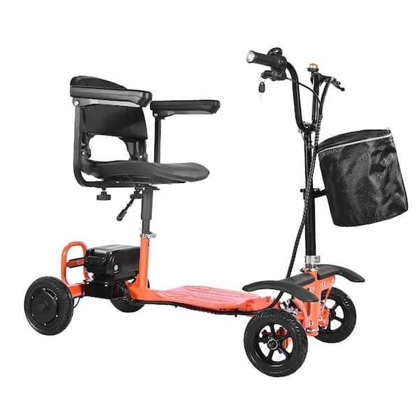 4-Wheel Folding Electric Mobility Scooter for Adults & Seniors with All-Terrain Tires