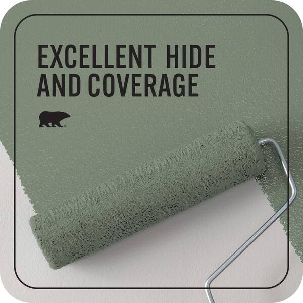 BEHR PREMIUM PLUS 8 oz. #N400-5 Thai Basil Flat Interior/Exterior