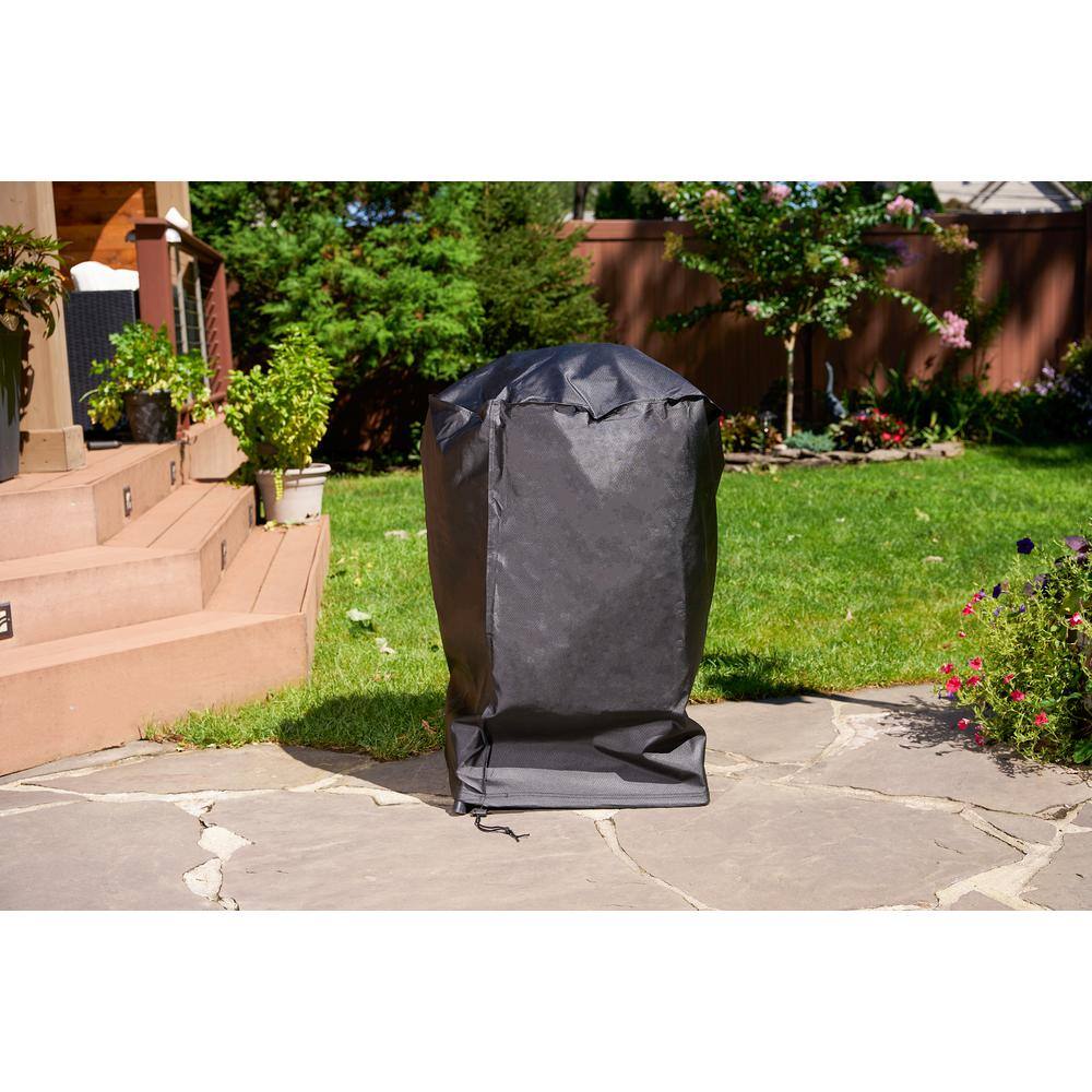 Heavy Duty Black Kettle Grill and Smoker Cover
