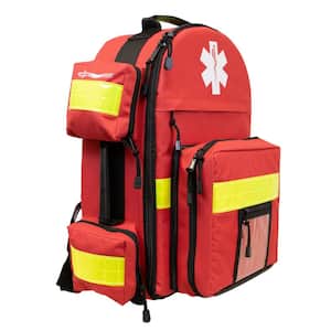 Multi Compartment Trauma Backpack 02 Cylinder Oxygen Tank Backpack 9 Removable Pouches