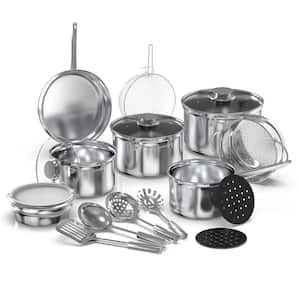 Cuisinart Classic 10 Piece Stainless Steel Cookware Set with Lids 87P-10 -  The Home Depot