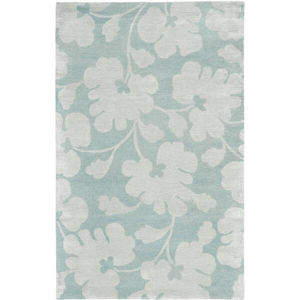 SAFAVIEH Soho Light Blue/Silver 5 ft. x 8 ft. Area Rug