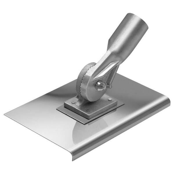 Kraft Tool Co. 10 in. x 6 in. Walking Edger with 3/8 in. Radius - Threaded Socket Bracket