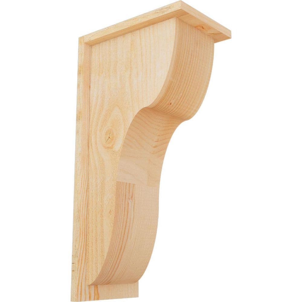 8 in. x 12 in. x 24 in. Douglas Fir Carmel Rough Sawn Corbel with Backplate price history on PriceWatchPro