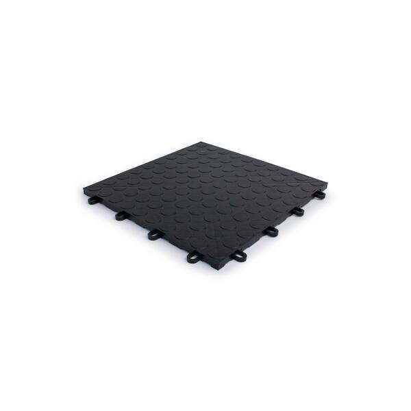 22-Piece Black Garage Floor Edge Kit - MotorDeck Flooring Trim Set
