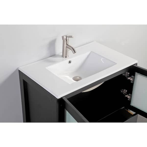 Ice Clear Large Vanity Tray, Modern Bathroom