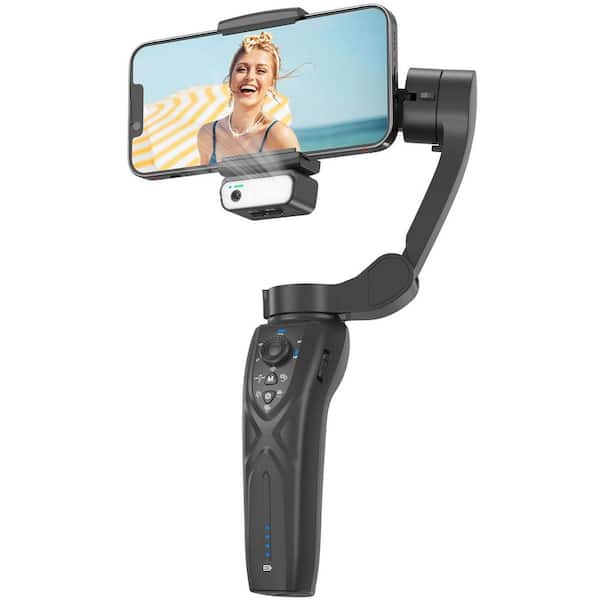 OBJLGEV 3-Axis Portable Foldable Smartphone Gimbal Stabilizer with