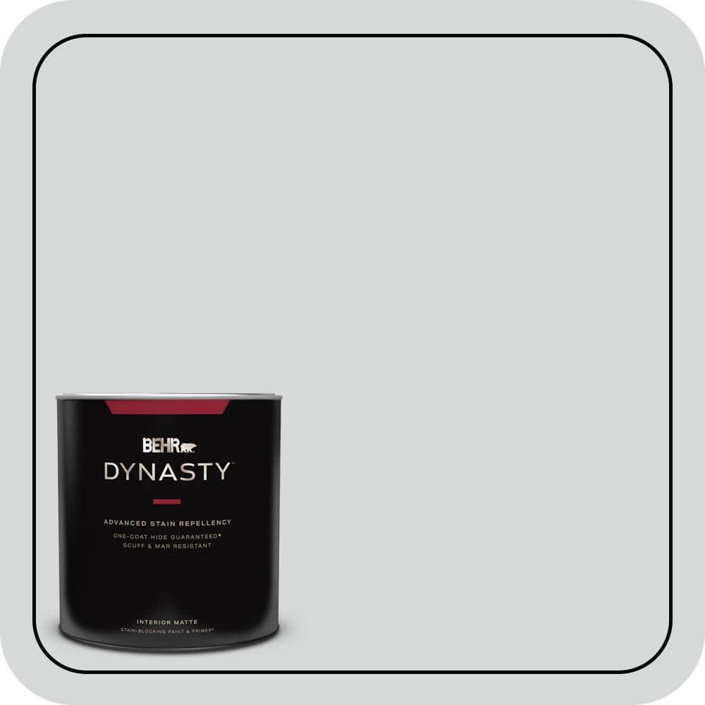 1 qt. #MQ3-25 Gray Shimmer One-Coat Hide Matte Interior Stain-Blocking Paint & Primer price history on PriceWatchPro