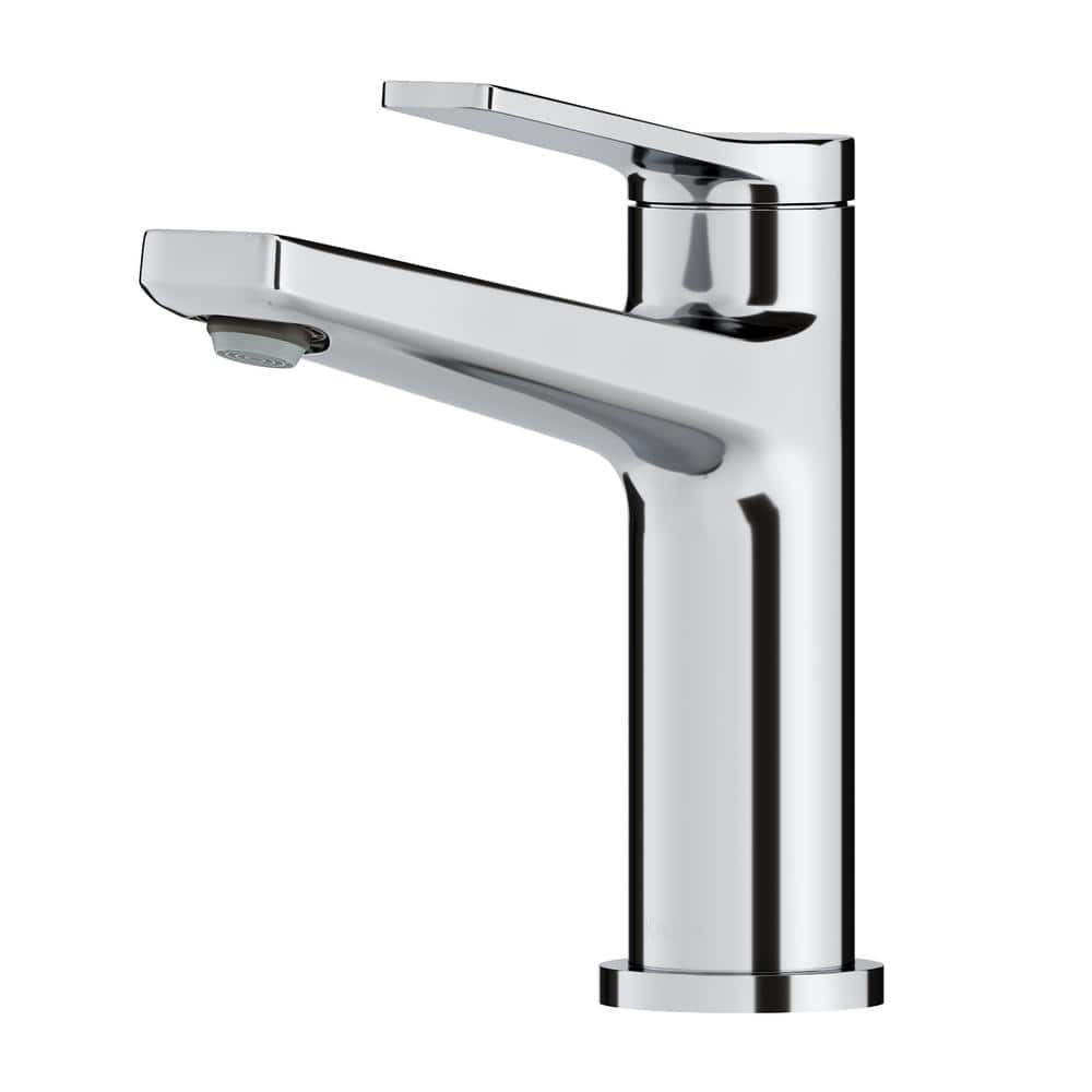 Indy 6.25" Polished Chrome Single-Handle Bathroom Faucet
