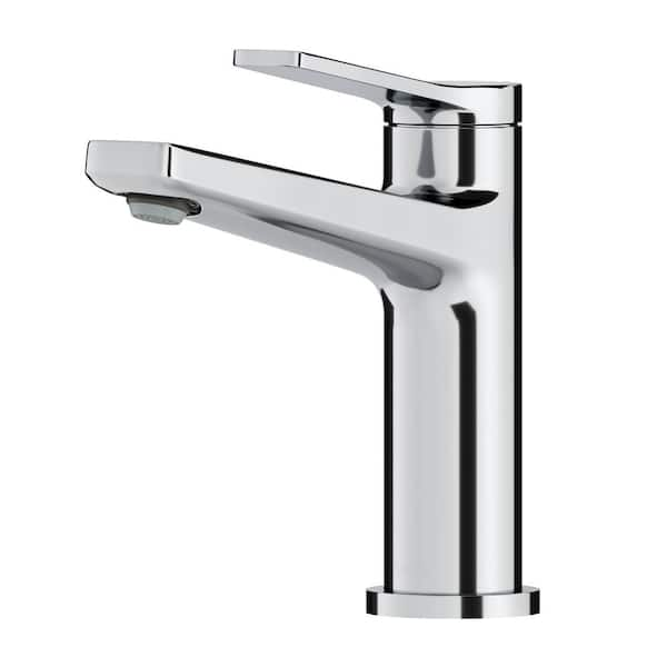 Indy Single Hole Single-Handle Bathroom Faucet in Chrome (2 Pack)