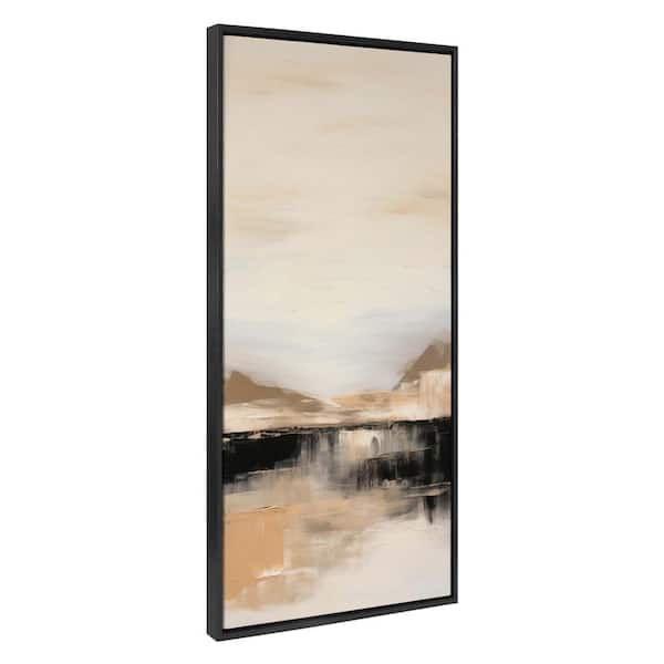 Kate and Laurel Sylvie Peaceful Landscape II Framed Canvas by Amy Lighthall Set of 1 Nature Art Print 18.00 in. x 40.00 in.