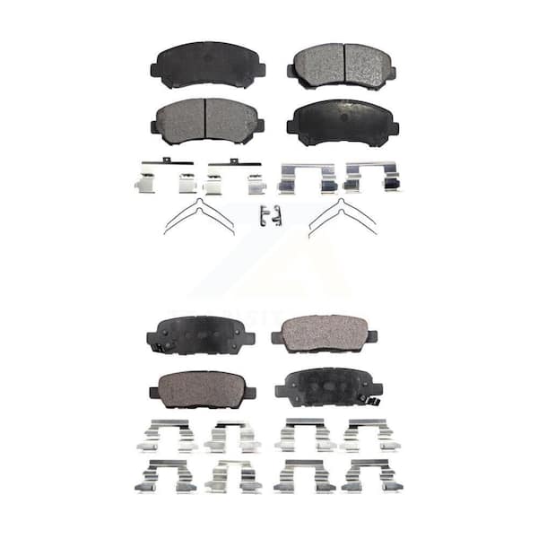 TEC Front Rear Ceramic Brake Pads Kit For Nissan Rogue Maxima Sentra Select Juke KTC-100167