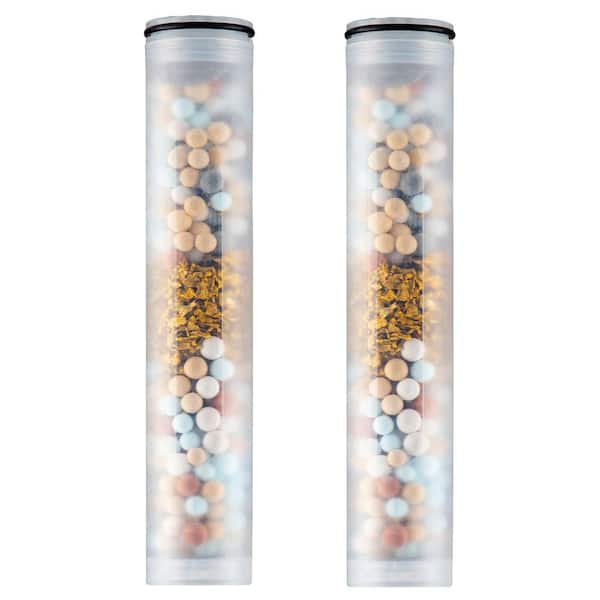 Handheld Shower Replacement Water Filter Cartridges 2-Pack