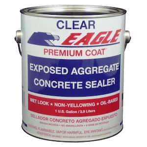 1 gal. Premium Coat Clear Wet Look Glossy Solvent-Based Acrylic Exposed Aggregate Concrete Sealer