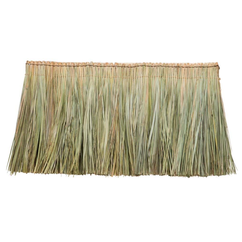 Tahitian Palm Thatch Panels for Tiki Huts, 24" x 36", Set of 2