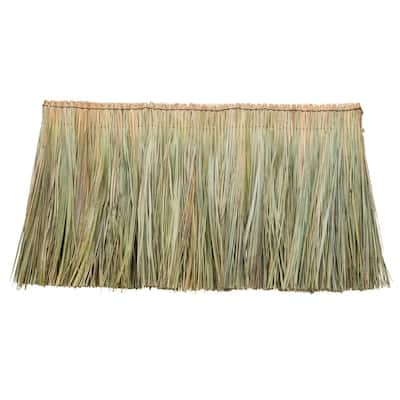 Backyard X Scapes 35 In H X 60 Ft L Mexican Palm Thatch Runner 511 60xl The Home Depot