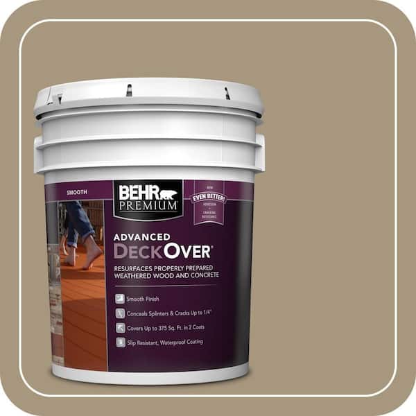 5 gal. #SC-151 Sage Smooth Solid Color Exterior Wood and Concrete Coating