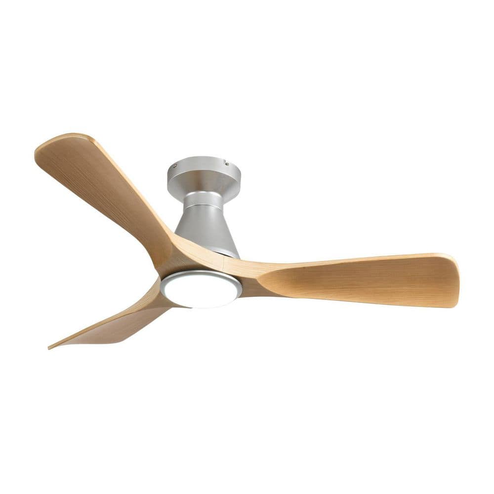42 in. Beige 3 Blade Flush Mount Low Profile Style Ceiling Fan with Lights Indoor Alex Dimmable 3 CCT Incl Remote APP price history on PriceWatchPro