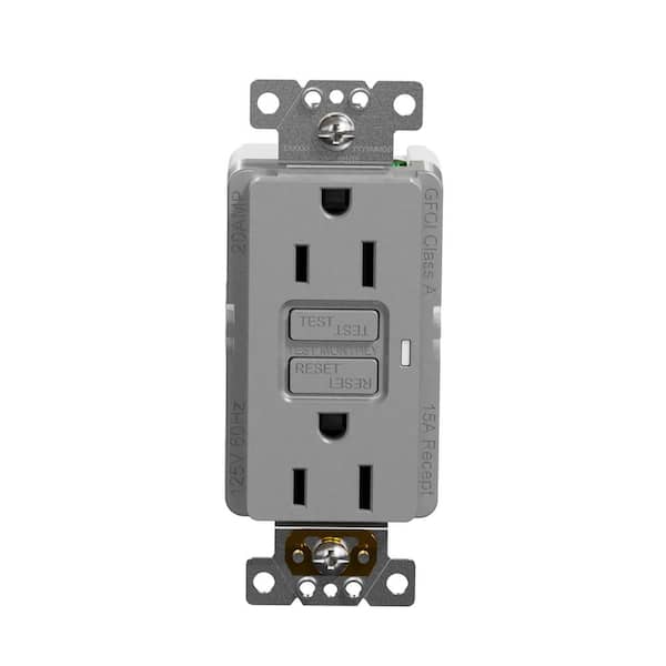 Leviton Contacto Duplex Gfci"Falla Tierra" Resistente A Alteración Externa Con Indicador Led De - Foto 8