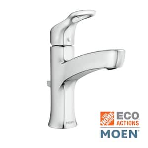 Kleo Single Hole Single-Handle Mid-Arc Bathroom Faucet in Chrome