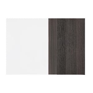 Valencia Assembled 27 in. W x 12 in. D x 36 in. H in Chateau Brown Plywood Assembled Blind Corner Wall Kitchen Cabinet
