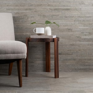 Dominion Slate Gray 11.81 in. x 23.62 in. Matte Limestone Look Porcelain Floor and Wall Tile (11.62 sq. ft./Case)