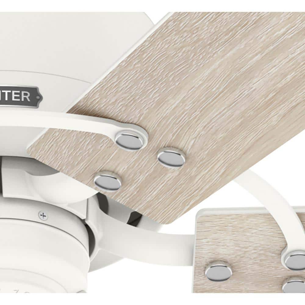 Matte White 52" 6-Blade Ceiling Fan with Reversible Blades