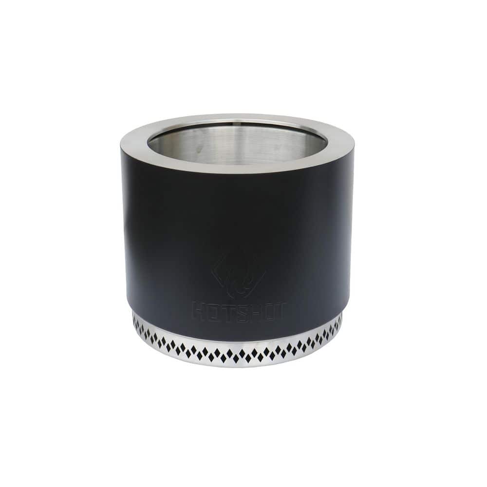 HotShot Traveler Portable Low Smoke 15 in. Round WoodBurning Fire Pit