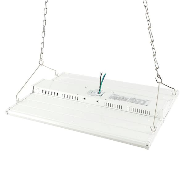 JONATHAN Y 220-Watt Equivalent Integrated LED White High Bay Light Motion Sensor Shop Light with 28600 Lumens 5000K