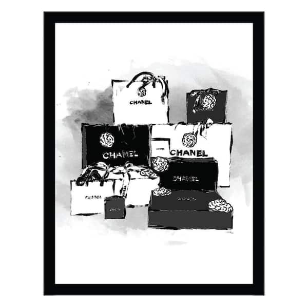 VENICE BEACH Collections Fashion Designer Bags by Fairchild Paris 1-Piece Framed Graphic Print Abstract Poster Art Print 18 in. x 14 in.