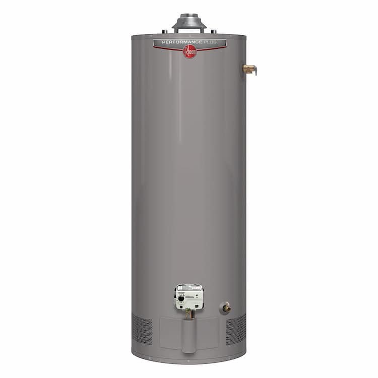 Rheem Performance Plus 40 Gal. Tall 40,000 BTU Natural Gas Water Heater with 9-Year Warranty