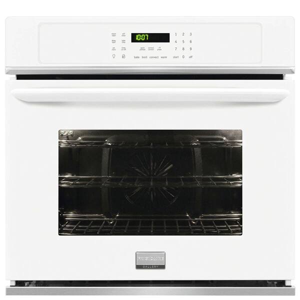 Frigidaire 30 in. Single Electric Wall Oven Self-Cleaning with Convection in White